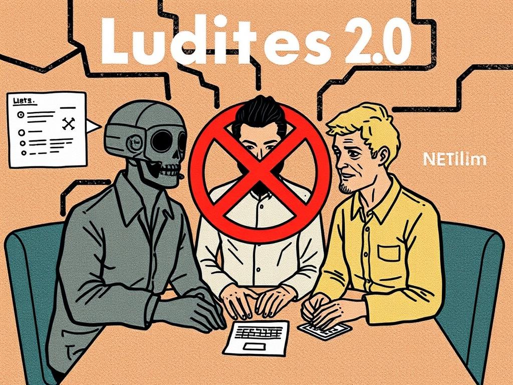 Луддиты 2.0: почему люди сознательно говорят «нет» ИИ и как живется в аналоговой жизни